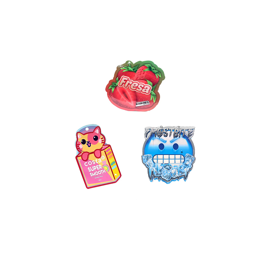 shaped pouches