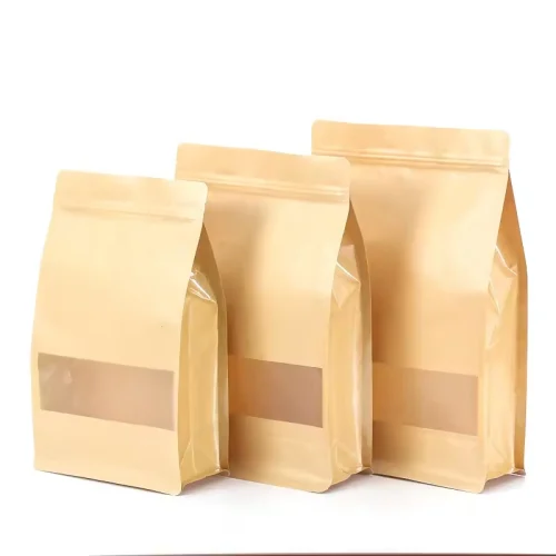 Eco Friendly Stand Up Bags And Pouches,Window Brown Stand Up Pouches,Coffee Stand Up Pouches
