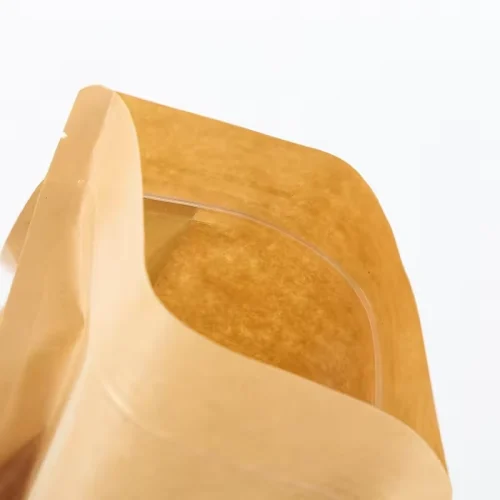 Eco Friendly Stand Up Bags And Pouches,Window Brown Stand Up Pouches,Coffee Stand Up Pouches
