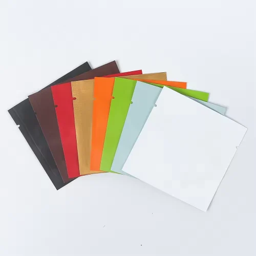 Poly Flat Pouches,Colored Frosted Flat Pouches