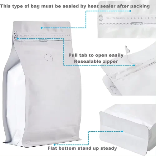 Plastic Side Gusset Coffee Pouches With Valve,Recyclable Side Gusset Zipper Pouches Wholesale