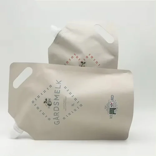 Custom Food Stand Up Pouches No Minimum,Spouted Stand Up Barrier Pouches
