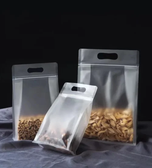 Clear Stand Up Pouches, Side Gusset Pouches Eco Friendly