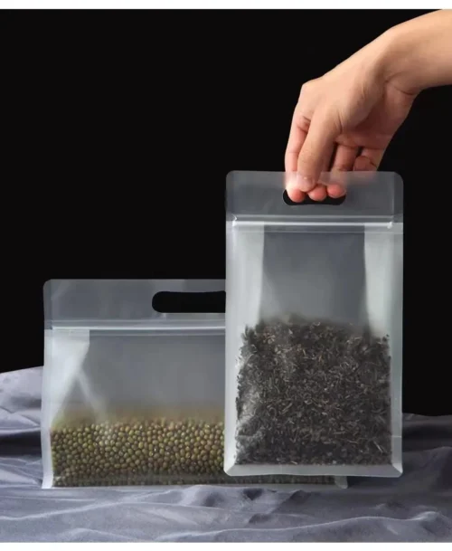 Clear Stand Up Pouches, Side Gusset Pouches Eco Friendly