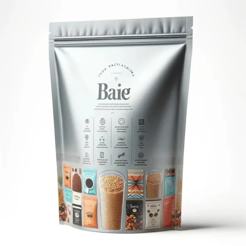Glossy Stand Up Barrier Pouches For Food