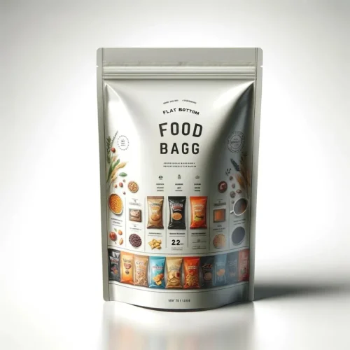 Glossy Stand Up Barrier Pouches For Food