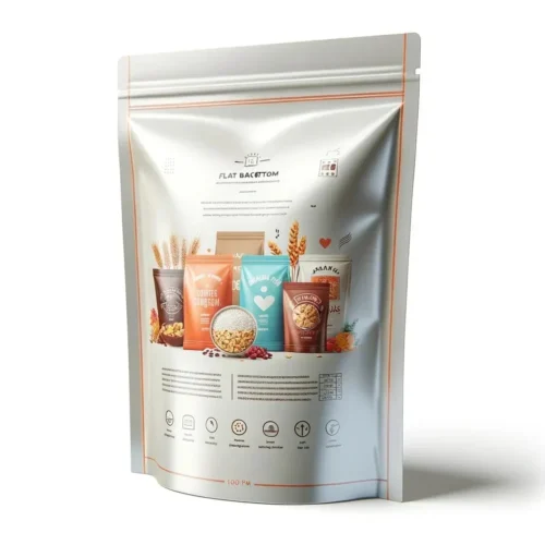Glossy Stand Up Barrier Pouches For Food