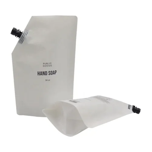 Liquid Recyclable Stand Up Pouches With Spout