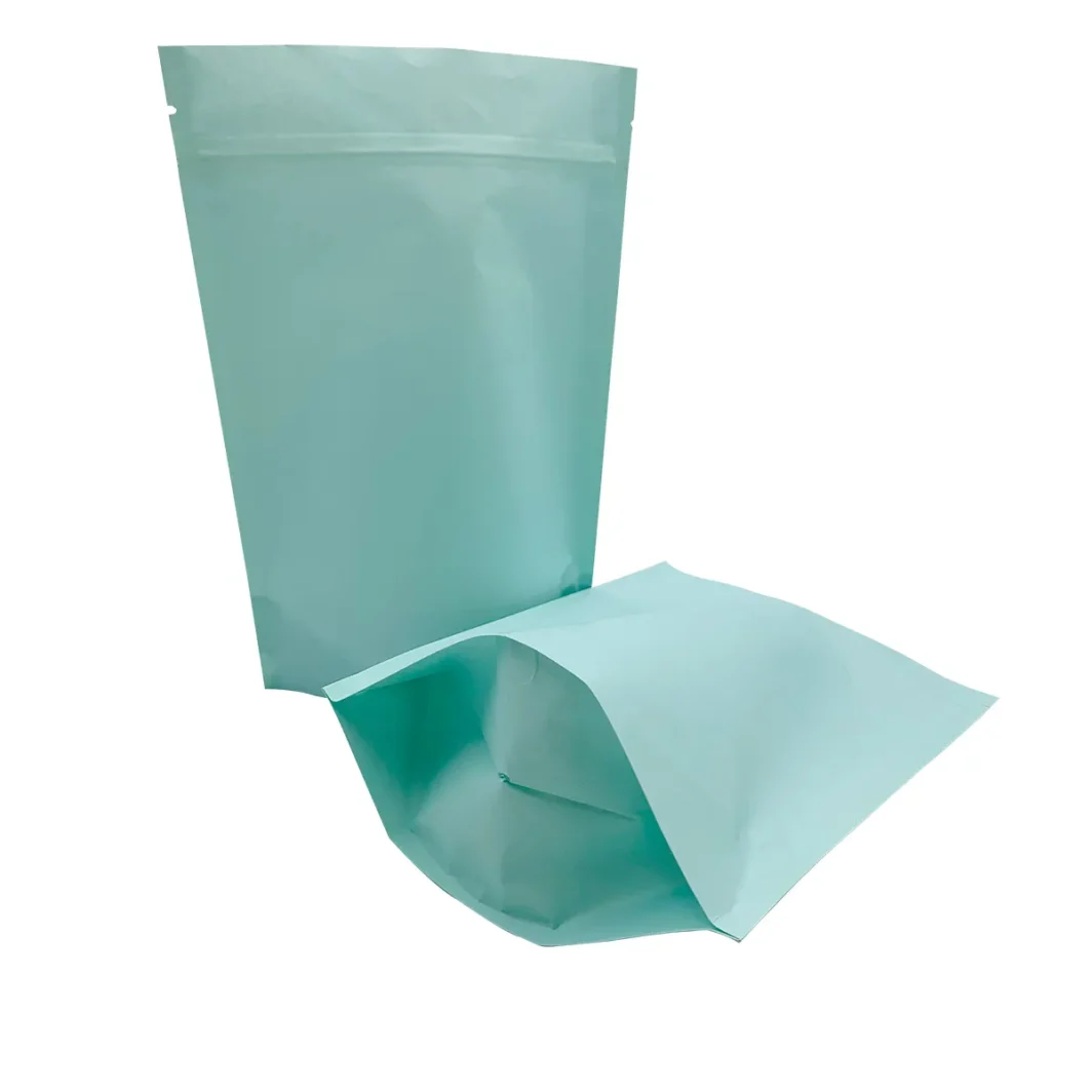 PLA Compostable Stand Up Pouches Zipper Bag For Food