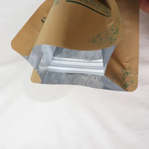 Zip Lock Side Gusset Pouches, Aluminum Foil Flat Bottom Pouches