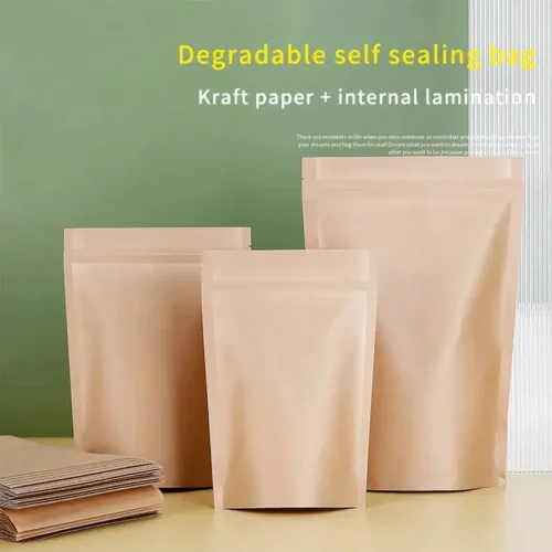 Compostable Pouches With Zipper