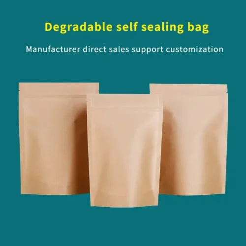 Compostable Pouches With Zipper
