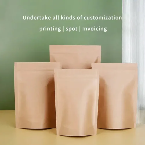 Compostable Pouches With Zipper