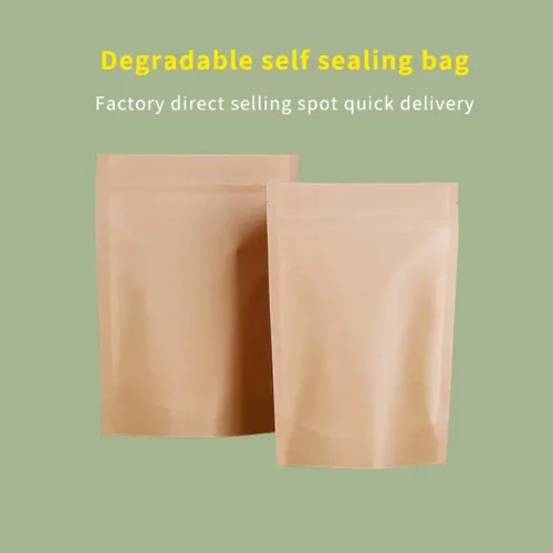 Compostable Pouches With Zipper