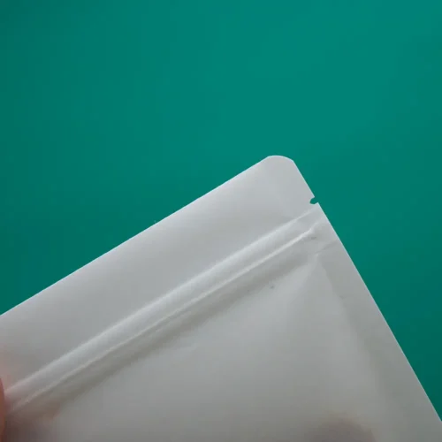 Frosted Biodegradable Stand Up Pouches With Zipper