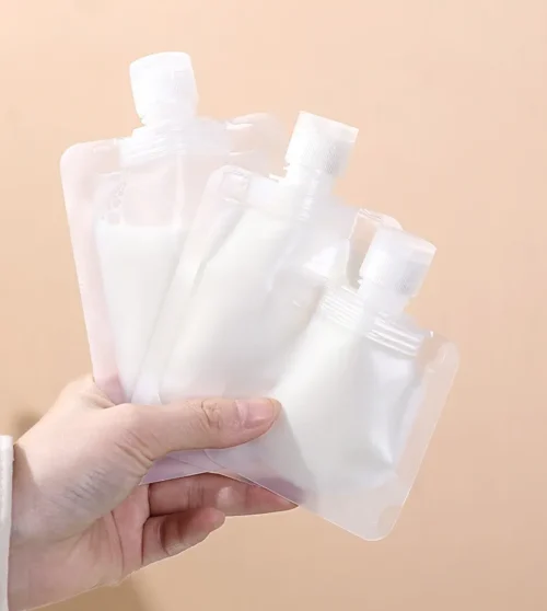 Frosted Stand Up Pouches With Flip Spout For Liquid