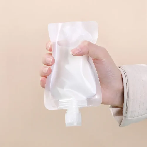 Frosted Stand Up Pouches With Flip Spout For Liquid