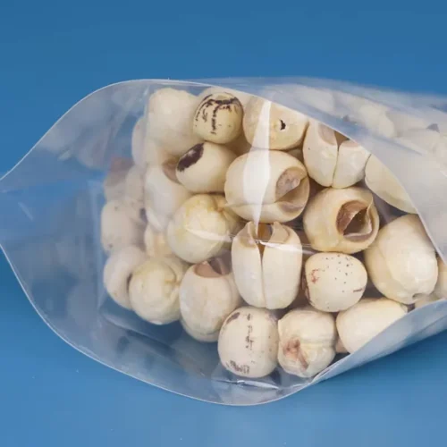 Hot Seal And Zipper Transparent Stand Up Pouches