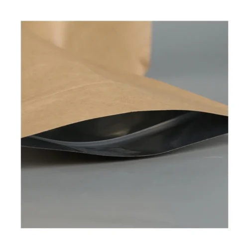 Metallized Kraft Stand Up Pouches With Window