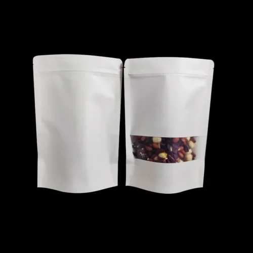 Paper Pouches With Frosted Window