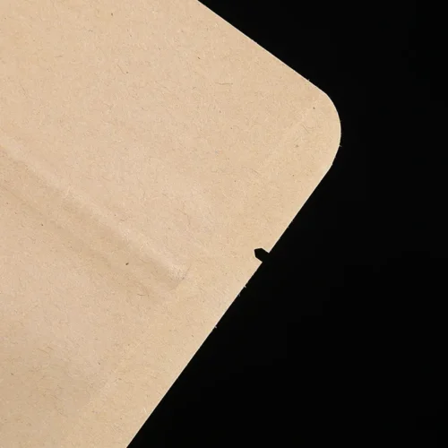 Window Zip Lock Brown Stand Up Pouches