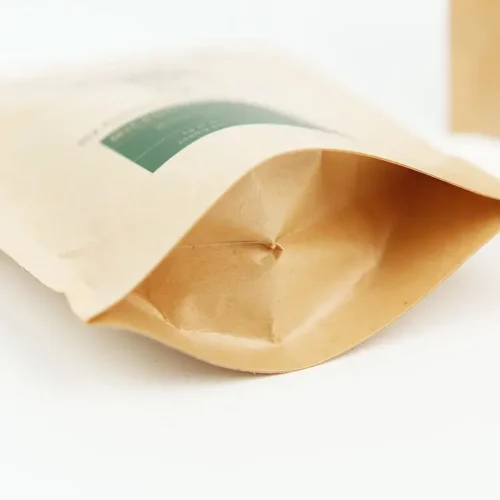 brown kraft pouch
