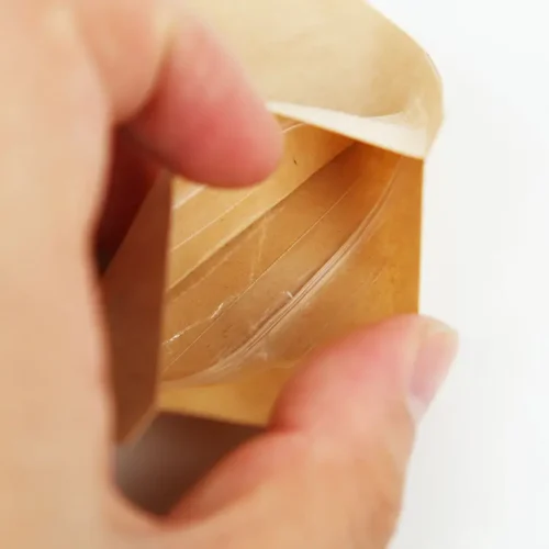 brown kraft pouch