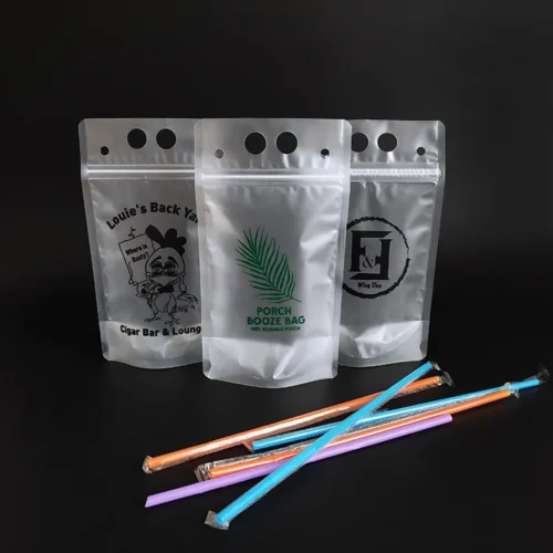 disposable drink pouches