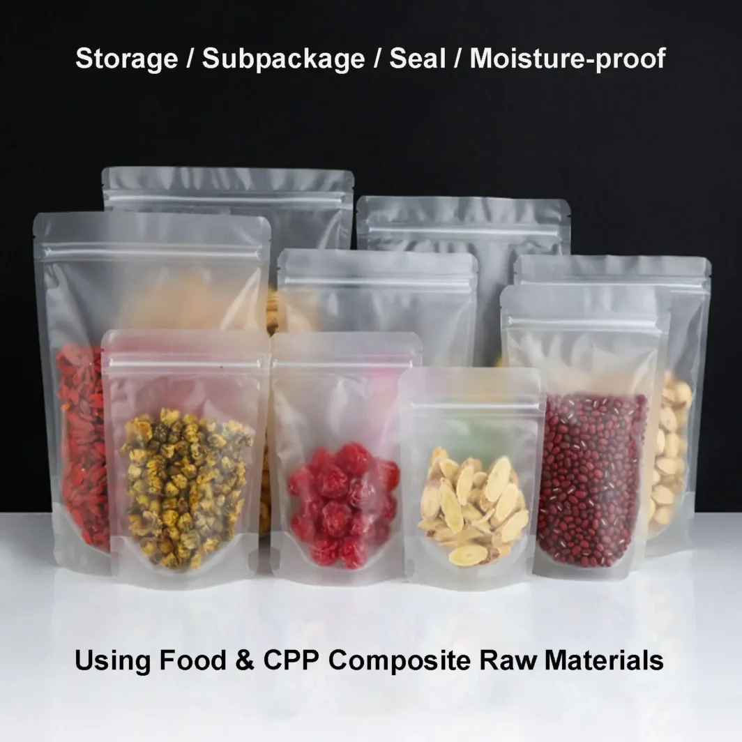 matte stand up barrier pouches