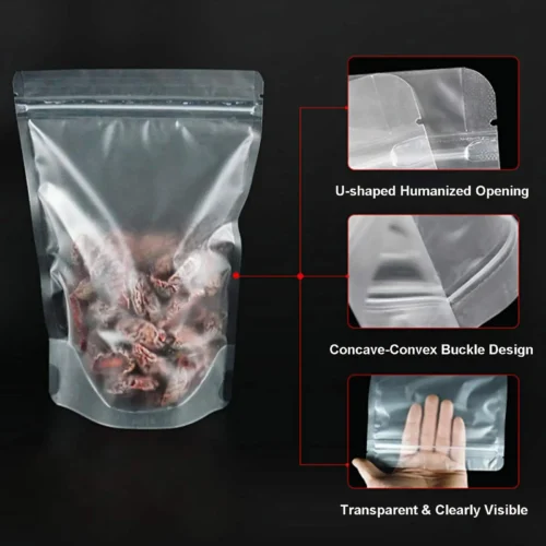 matte stand up barrier pouches