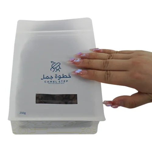 recyclable block bottom pouch