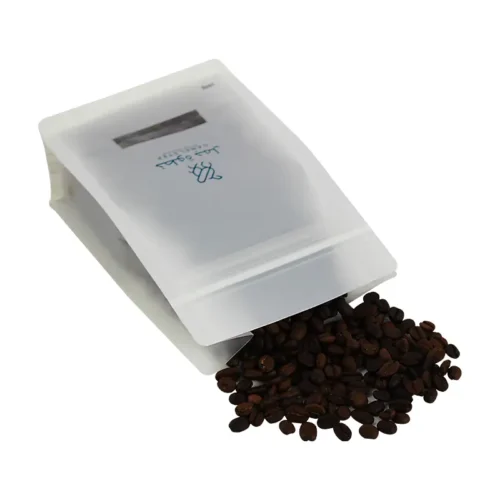 recyclable block bottom pouch