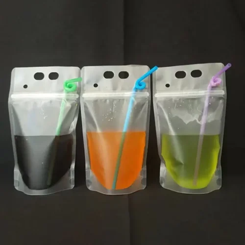 Clear Drink Pouches Wholesale