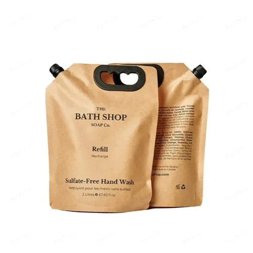Custom Pouches Packaging With Handle