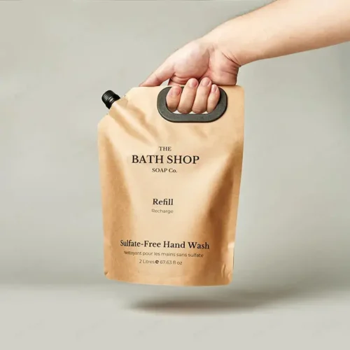 Custom Pouches Packaging With Handle