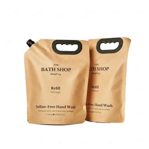 Custom Pouches Packaging With Handle